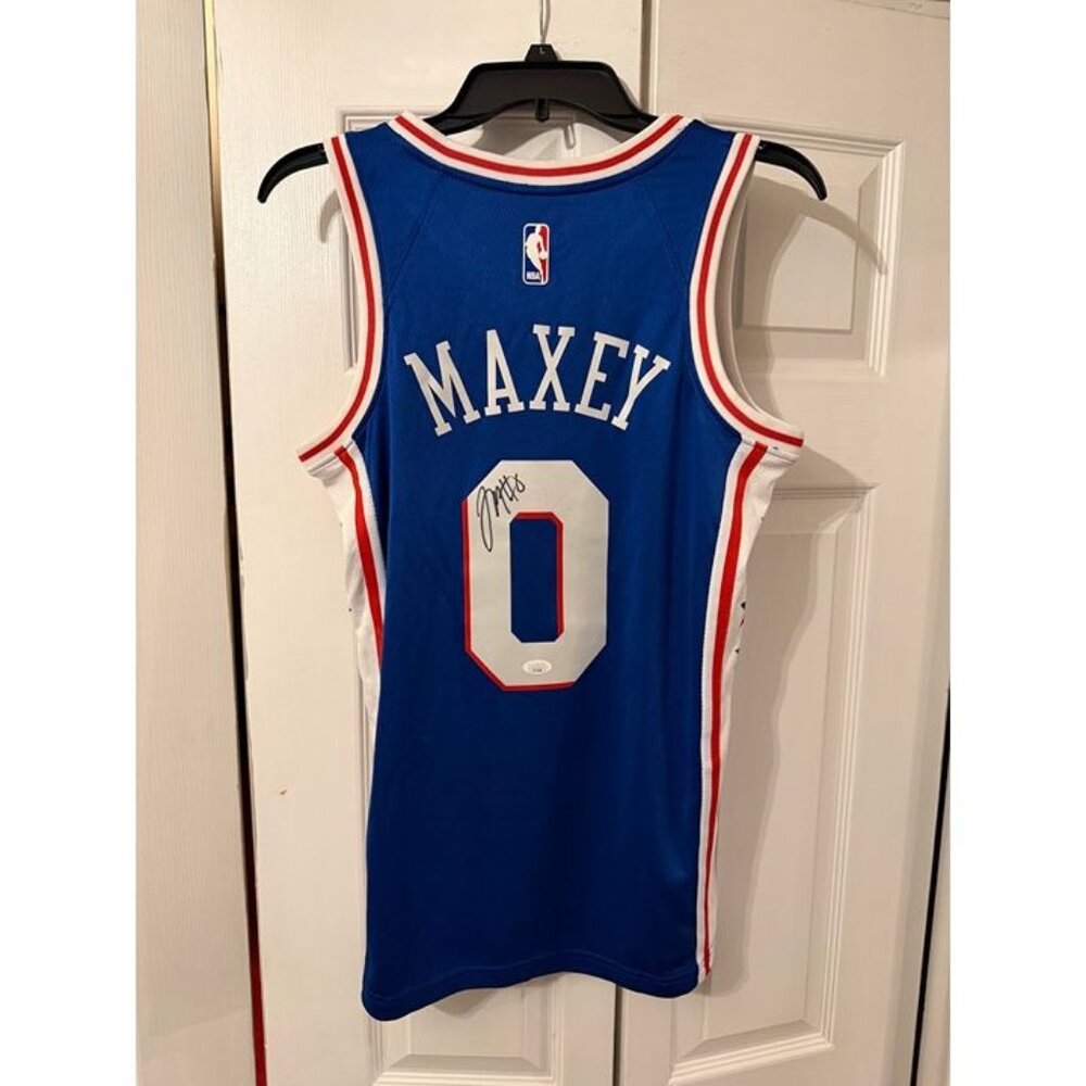 Tyrese Maxey signed autographed Philadelphia 76ers Nike Swingman Jersey JSA